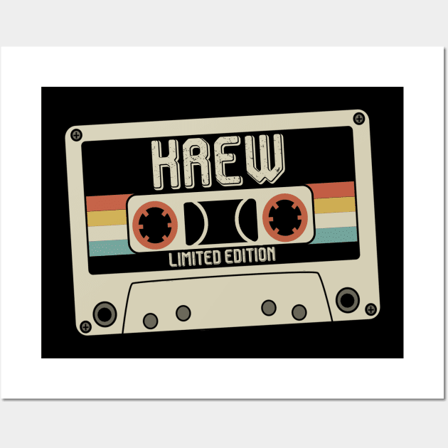 Krew - Limited Edition - Vintage Style Wall Art by Debbie Art